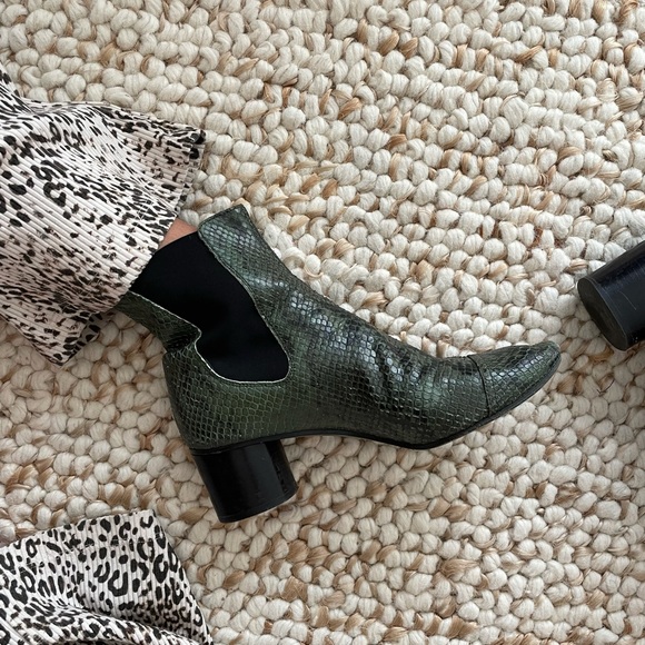 Isabel Marant Snakeskin Ankle Boot - Picture 2 of 6